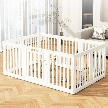 Height 60cm Pet Fence Large Space Puppy Fence Indoor Isolation Washable Household Dog Fence Double Suction Cup Safety Dog Cage