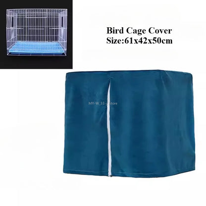 Bird Cage Cover Sunshade Breathable and Splashproof Large Bird Cage Cover Parrot Cage Shading Protective Products Bird Supplies