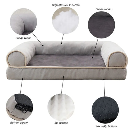 Cat Dog Bed Sofa Warm Cat Nest Pet Bed for Small Medium Dogs Cats Comfortable Plush  Non-slip Puppy Pet Supplies Sofa Bed