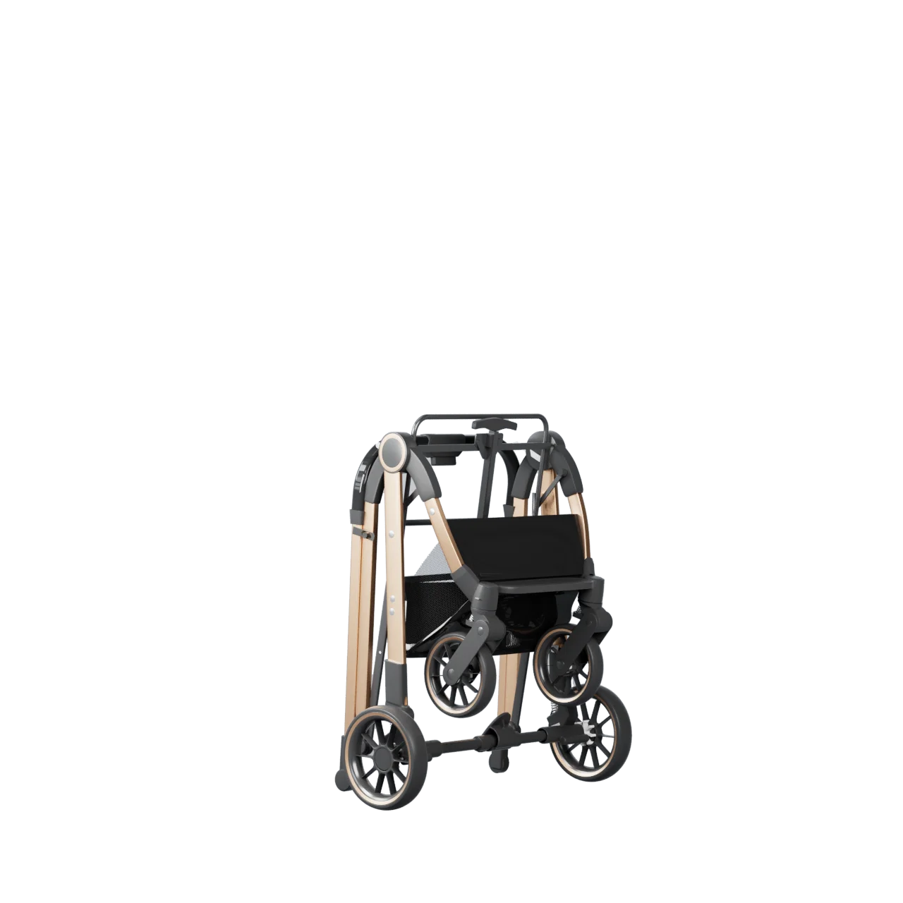 Pet 2-in-1 Portable Foldable Pet Strollers with Detachable Bag for Dogs Cats and Small Outdoor Pet Carts Basket Can Be Separated