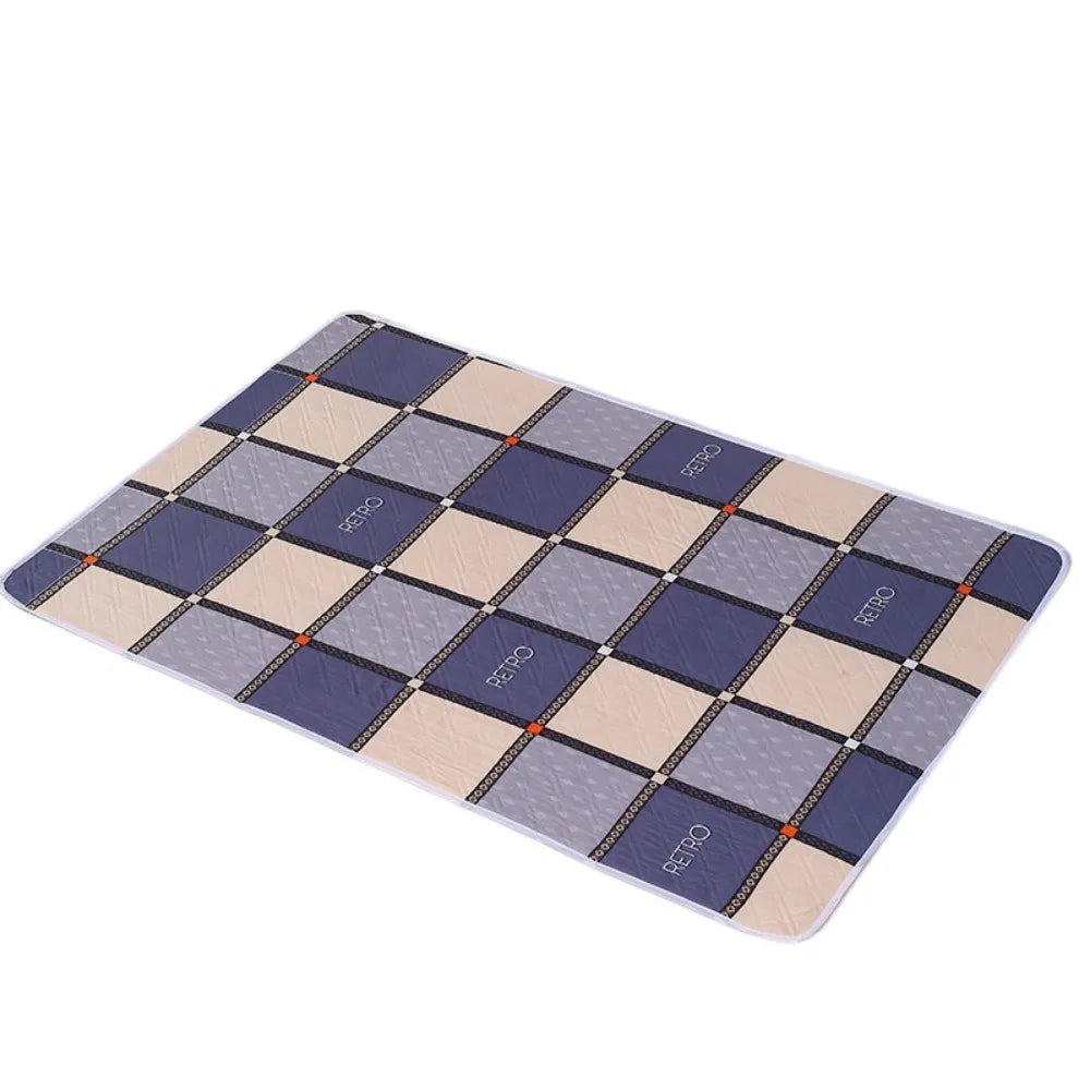 Pet Diaper Pads 80*120cm Urine Mat Cute Waterproof Urine Pads Cloth Large Breathable Bed Protector Diaper Toddlers