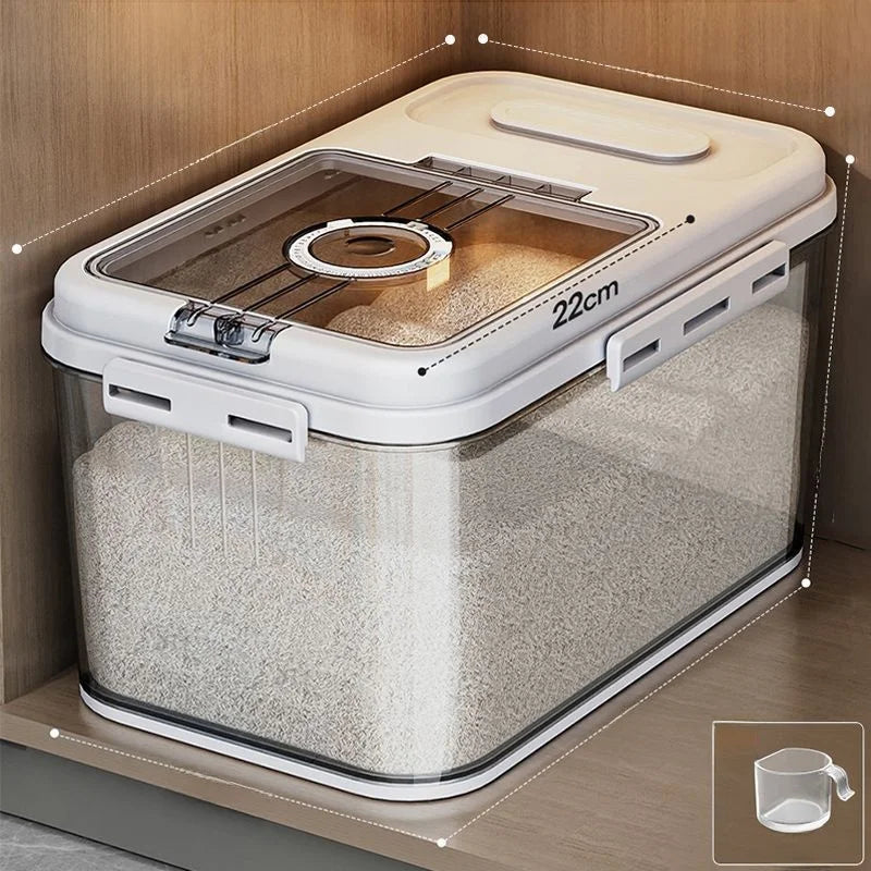 Large Capaci Sed Rice Storage Box Household Kitchen Storage Container for Rice And Flour Anti-Bug And Moisture Proof