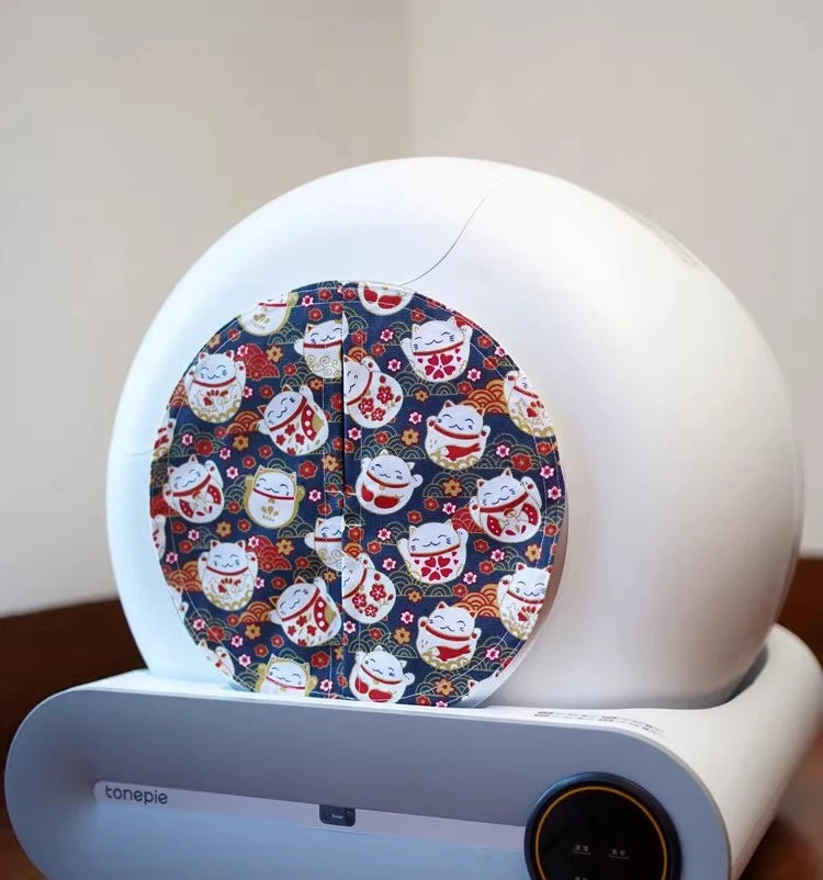 Closed Smart Litter Box Door Curtain Deodorant Pet Accessories Pure Handmade Cotton Deodorant Belt Litter Cat Toilet Cat Supplie