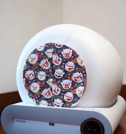 Closed Smart Litter Box Door Curtain Deodorant Pet Accessories Pure Handmade Cotton Deodorant Belt Litter Cat Toilet Cat Supplie