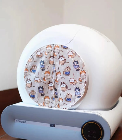 Closed Smart Litter Box Door Curtain Deodorant Pet Accessories Pure Handmade Cotton Deodorant Belt Litter Cat Toilet Cat Supplie