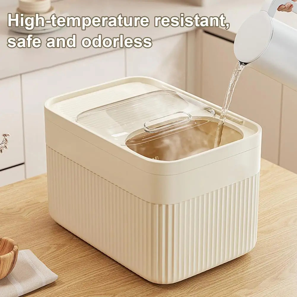 Moisture Proof Rice Dispenser 5KG/10KG Rice Bucket Kitchen Organizer Pet Food Storage Container Cereal Jar Caixa Organizadora