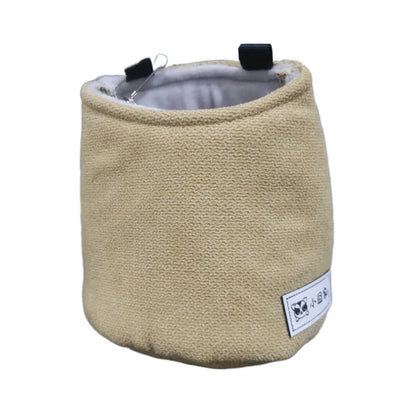 Opening Winter Sugar Glider Pouch Cloth/Plush Hanging Hamster Hanging Bed Soft with Hook Squirrel Bed Cage Autumn