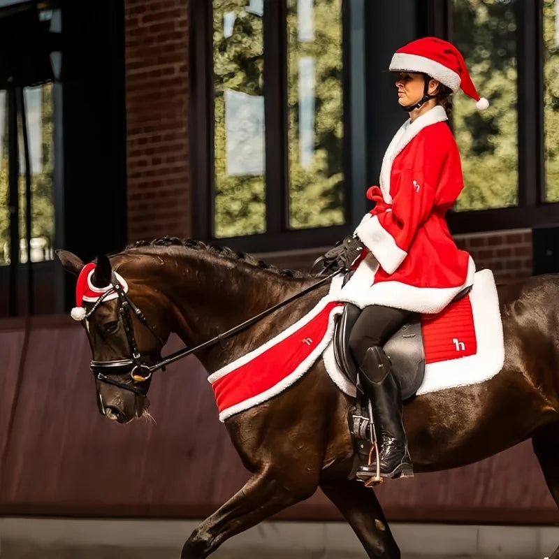 Christmas Holiday Horse Christmas Hat  Celebrations Horse Winter Christmas Hat Xmas  Horse Santa Holiday Accessories