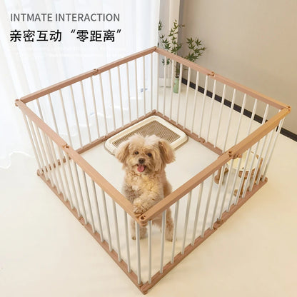 Dog Cage Strong and Durable Smooth Dogs Pets Indoor Fence Anti-rust Dog Fences Creative Design Easy Install Pet Product Supplies