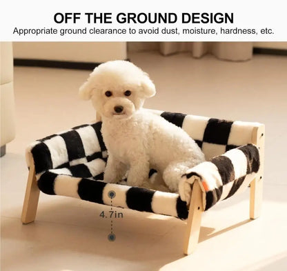 Wooden Cat Sofa Pet Bed Net Celebrity Cat Bed Dog Bed Summer Season Universal Detachable And Washable Cat Bed