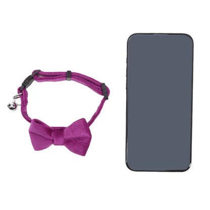 Pet Collars New Pet Bow Bell Collars Cute Cat Collars Pet Supplies Multicolor Adjustable Pets Dressing Tool Pets Accessories