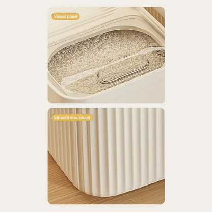 Moisture Proof Rice Dispenser 5KG/10KG Rice Bucket Kitchen Organizer Pet Food Storage Container Cereal Jar Caixa Organizadora