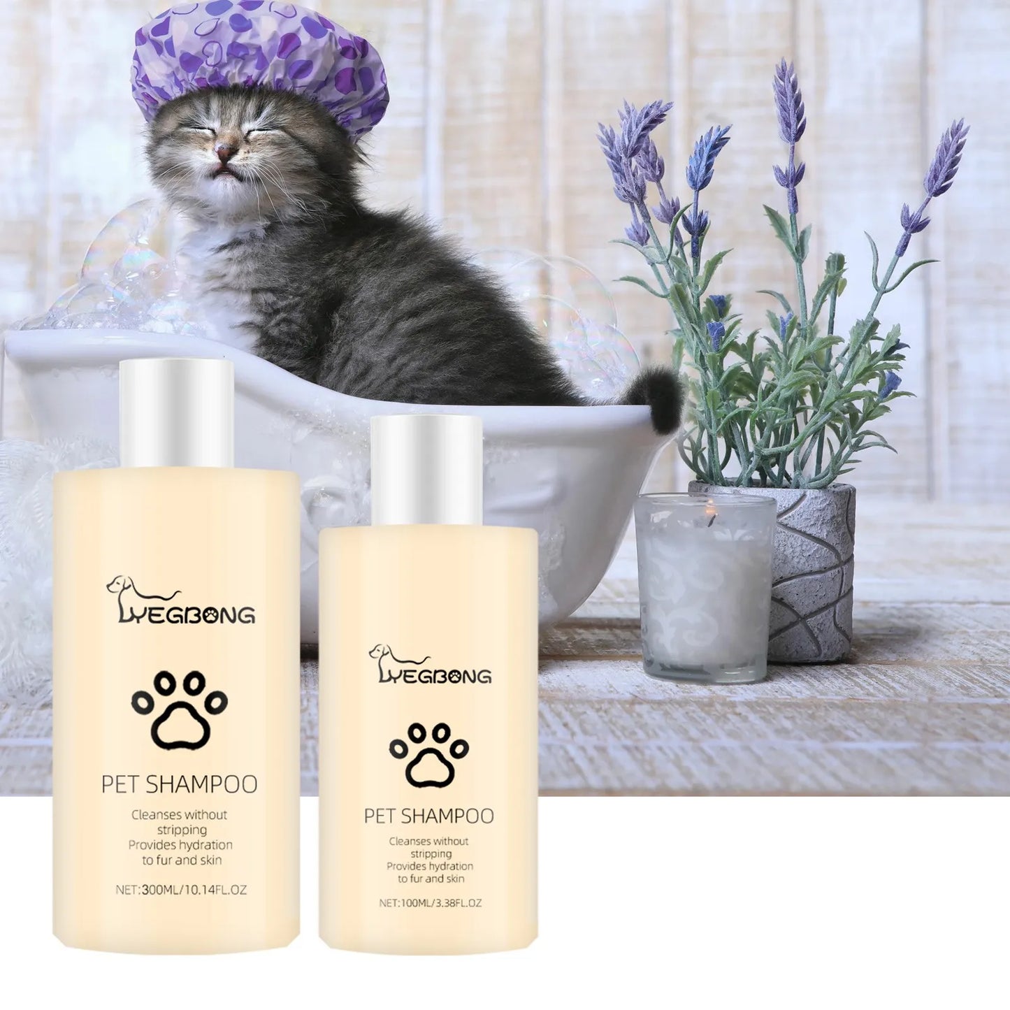 Pet Shampoo Dog Shampoo And Coat Wash For Hydrating Cleansing And Adding To Pet Hair-300ml