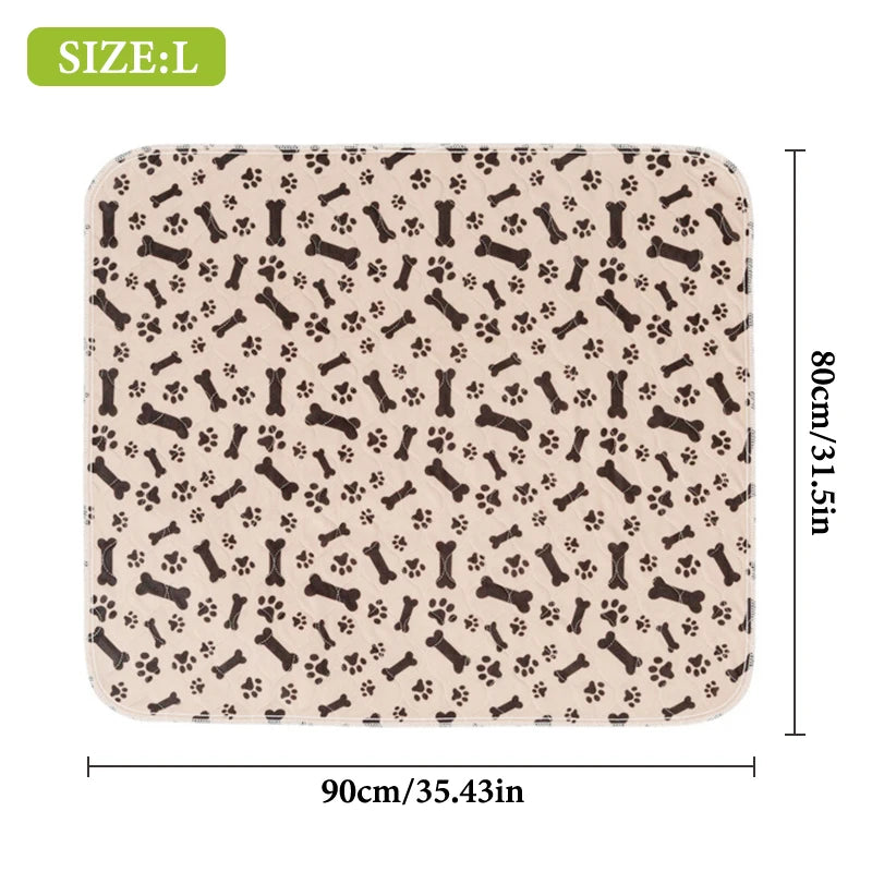 Pheromone-Infused Puppy Pads, Reusable Dog Training Pee Mats, Robust 4-Layer Leak-Proof Padding with Anti-Slip Base