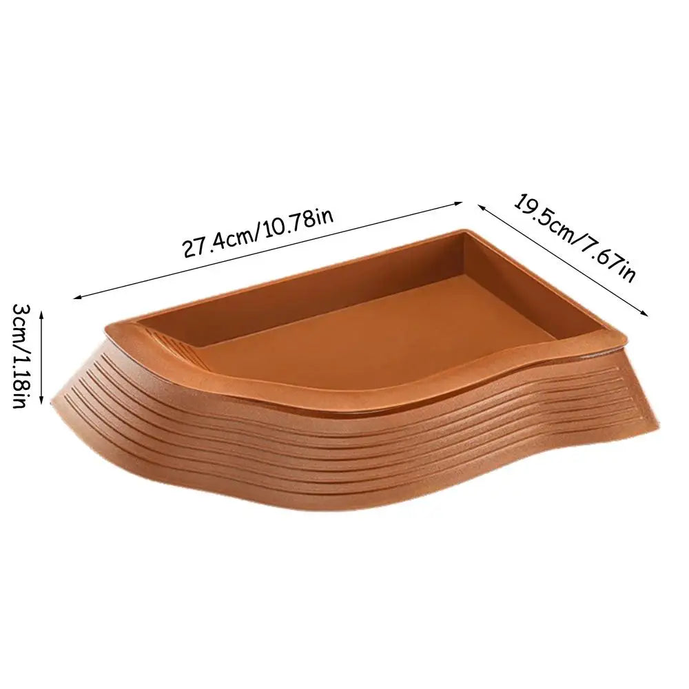 Turtle Water Dish Anti-Slip Turtle Bathing Pot Multifunctional Tortoise Water Bowl Turtle Pool Tortoise Bathing Pool Pet Toys
