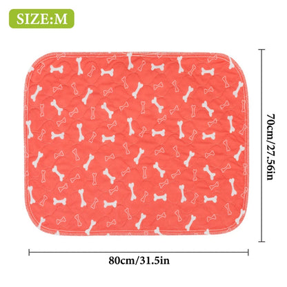 Pheromone-Infused Puppy Pads, Reusable Dog Training Pee Mats, Robust 4-Layer Leak-Proof Padding with Anti-Slip Base