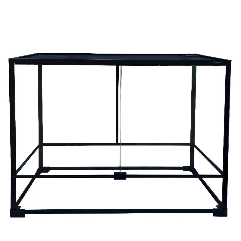 Glass Climbing Pet Rainforest Breeding Tank for Snake Python Tortoise and Lizard,Ecological Landscape Terrarium for Arboreal