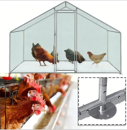 Chicken Coops Outdoor Rainproof Oversized Chicken and Rabbit Cages for Peacocks and Other Poultry