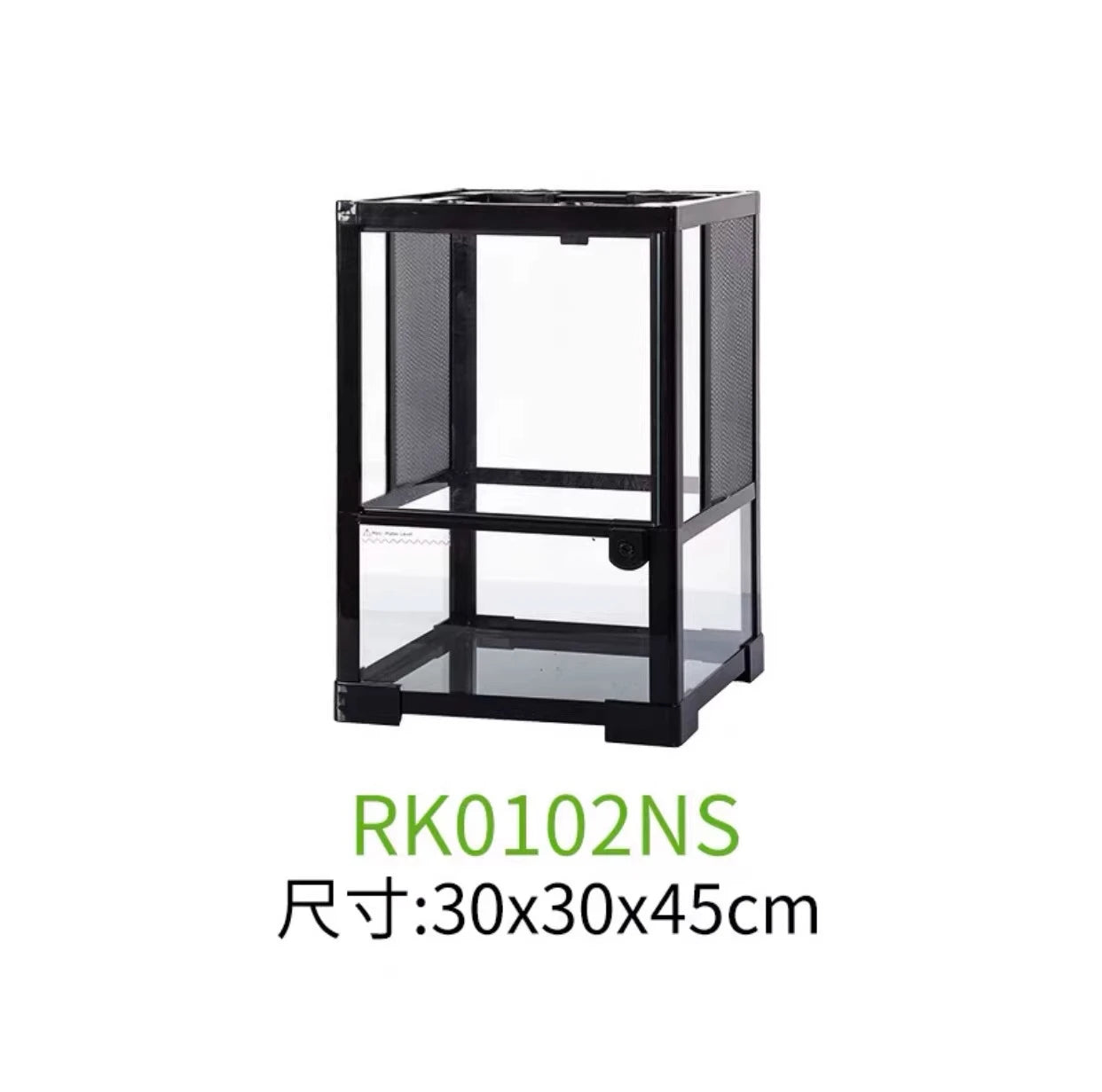 Detachable Glass Climbing Pet Breeding Box for Lizard Tortoise Snake Tree Frog Hamster,Multi Purpose Reptile Small Animal Tank