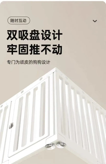 Indoor Outdoor Dog Enclosure Plastic Modular Pet Guardrail with Top Cage Pet Home Products Ventilation Accessories Dog Fences