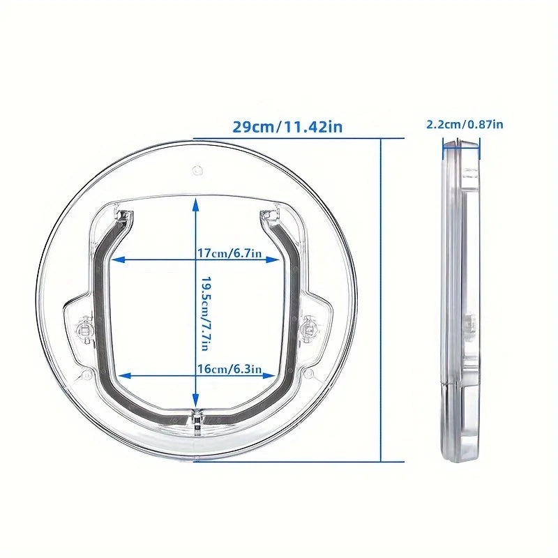 4 Way Locking Cat Doors Cat Flap Door 4 Way Locking Cat Doors Small Pet Door for Cats Small Dogs Puppy Access Hole