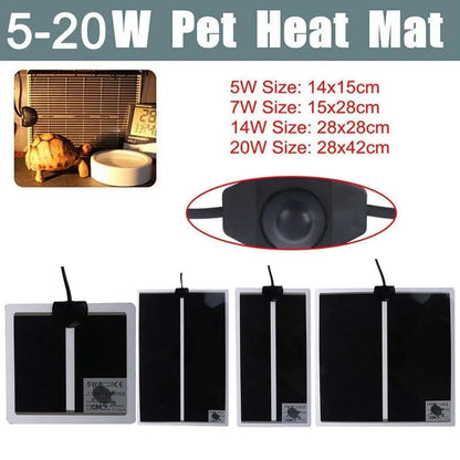 Pad For Reptiles Snake Lizard Terrarium Terrarium Heater Pet Heating Mat Pet Electric Blanket Heater Carpet Reptile Heated Pad