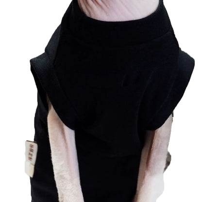 Sphynx Cat Clothes Cotton Hairless Cat Vest Baby 100% Cotton Soft Summer Sleeveless Thin Vest Cat Clothes for Devon, Cornish