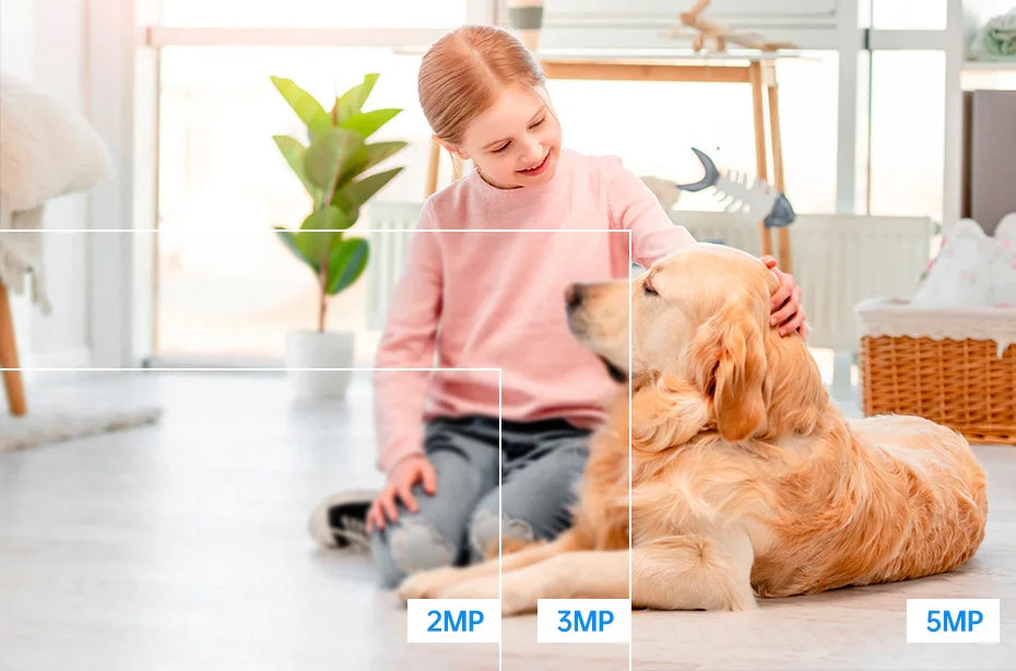Tuya Smart WiFi IP Pets Camera Home Security Dog Cats Camera 4K 8MP HD Video Night Vision Surveillance AI Alerts Mini Camera