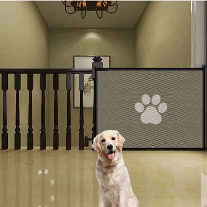 Dog Gate Mesh With 4Pcs Hook Dog Fence For Indoor and Outdoor Safe Pet Dog gate Safety Enclosure Pet supplies Dog Safety Fence