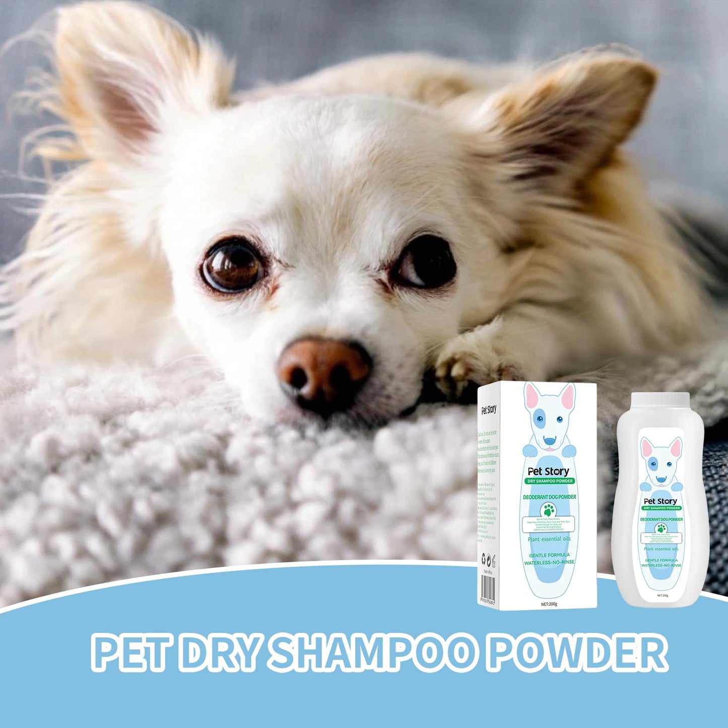 1pcs Premium Whitening Pet Grooming Shampoo - Cat Dog Universal Bath Shampoo With Lasting Fragrance And Clean Formula