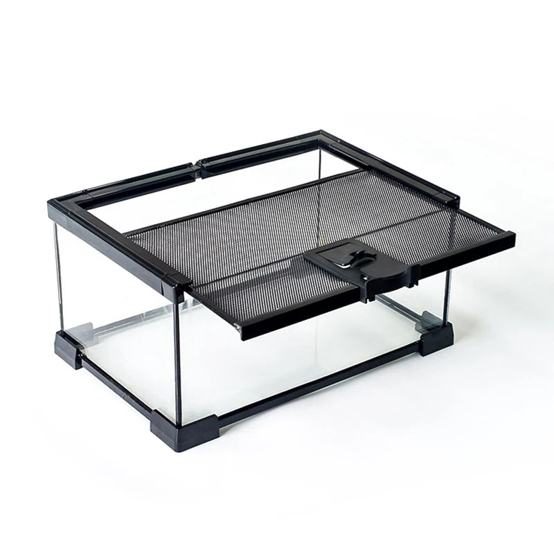 Reptile Terrariums Glass Landscaping Ecological Tank Amphibious Habitat Breeding Box Lizard Turtle Transparent Display Tanks