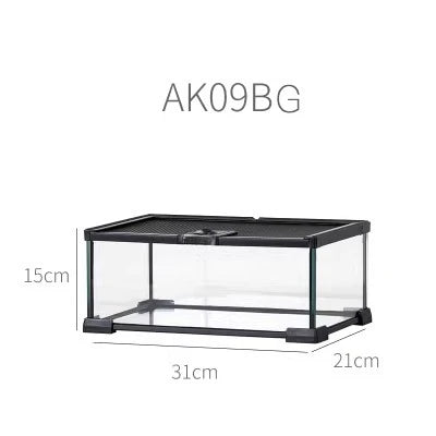 Arboreal Reptile Breeding Box Set for Lizard Snake Horned Frog Spider Scorpion,Climbing Pet Tank and Housing Kit