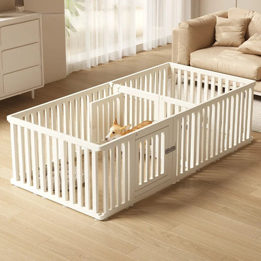 Pet Fence Interior Household Dog Fence Safety Protection Fence Anti Escape Free Splicing Dog Cage Portable Pet Partition Product