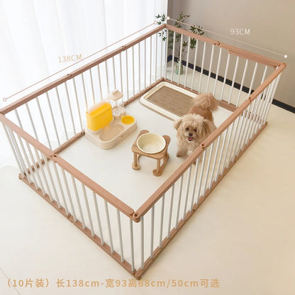 Dog Cage Strong and Durable Smooth Dogs Pets Indoor Fence Anti-rust Dog Fences Creative Design Easy Install Pet Product Supplies
