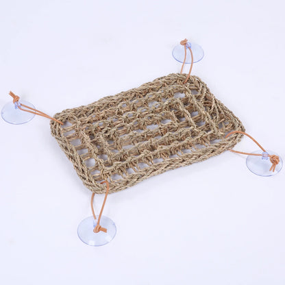 Bearded Dragon Hammock Reptile Lounger for Chameleon Lizards Gecko Snakes Lguana Reptiles Geckos Grass Cushion Pet Bed Swing