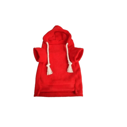 Skin Friendly Elastic Ferret Hoodie Cozy Soft Ferret Pullover Thick Fleece Stylish Drawstring Hamster Coat Daily Party