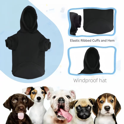 Pet Hoodies  Clothes For Small Dogs Puppy Jacket Sweatshirt Coat Labrador Costume Autumn Winter Keep Warm Pets Clothing Bulldog