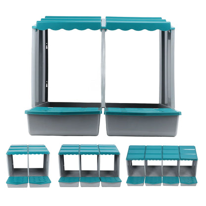 Chicken Nesting Box PP Chicken Egg Laying Box for Hens Ducks Poultry Comfortable Spacious Easy To Clean Chicken Egg Laying Box