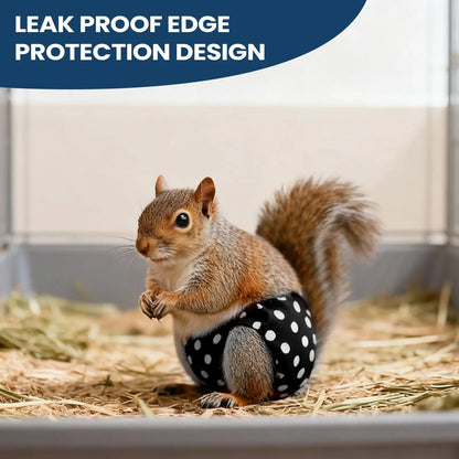 Ferret Diapers Highly Absorbent Leak-proof Bunny Diapers for Rabbits for Gerbils Mice Degus Ferrets Hamster Chinchillas