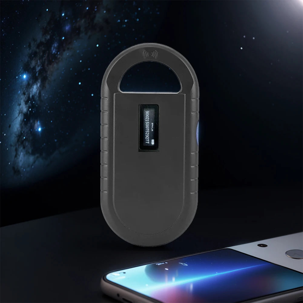 Pet ID Reader 134.2Khz 125kHz Animal RFID Reader Chip Transponder EMID FDX-B Pet Scanner Handheld Microchip Scanner ISO11784/5