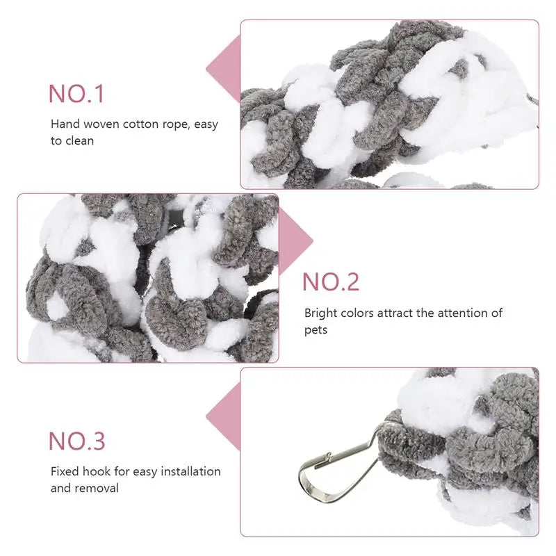Interesting Rat Toy Wear-resistant Guinea Pig Toy Portable Sugar Glider Plaything Cage Interesting Guinea Pig Toy Rat Accessory