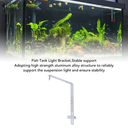 Fish  Light Holder Stylish Aquarium Lamp Stand Adjustable Versatile Aquarium Light Bracket Stable Support for Hanging Lamp