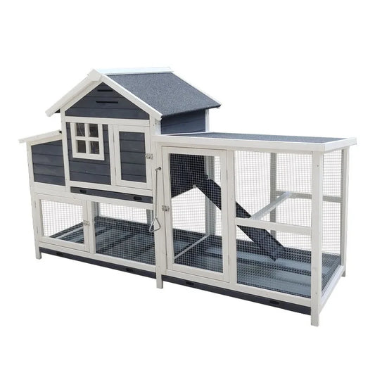 Wooden chicken cage Outdoor wholesale chicken nest Rabbit nest Wooden duck Hamster large pigeon Family