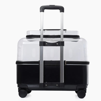 Portable Dog Strollers Carriers Travel Luxury Transparent Cats Strollers Cheap Outdoor Small Medium Suitcase Pets Supplies