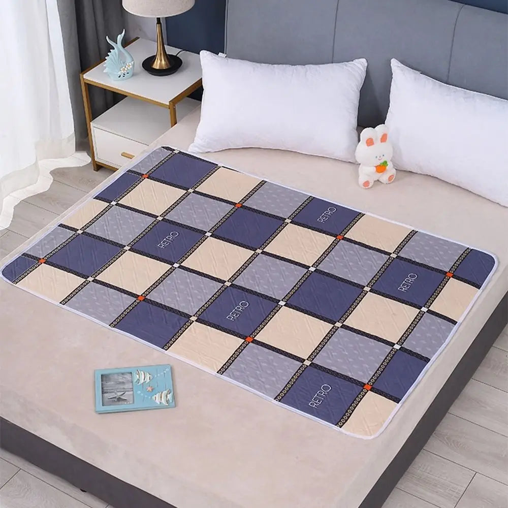 Pet Diaper Pads 80*120cm Urine Mat Cute Waterproof Urine Pads Cloth Large Breathable Bed Protector Diaper Toddlers