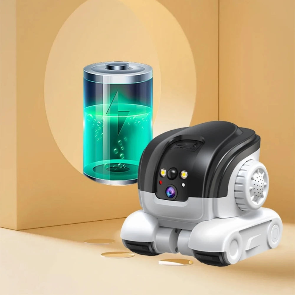 360 Degree Rotating Pet Camera with Two Way Talk Function and Night Detection Robot Cameras for Home Security