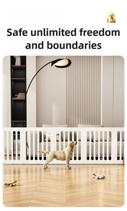 Height 60cm Pet Fence Large Space Puppy Fence Indoor Isolation Washable Household Dog Fence Double Suction Cup Safety Dog Cage
