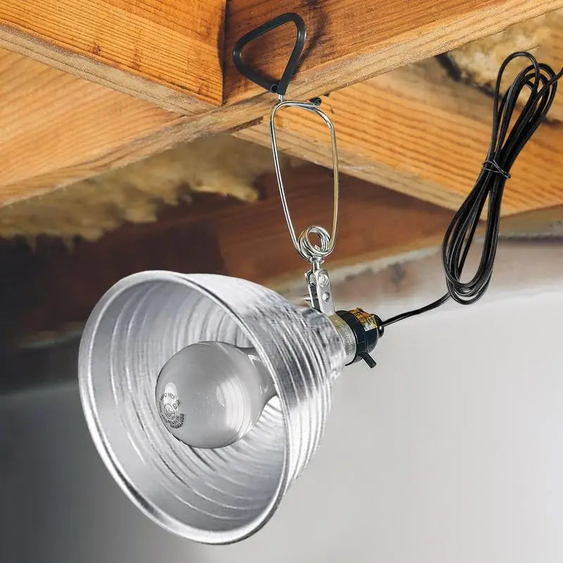 Reptile Lamp Set Lighting 300W Reptile Heating Lamp Stand Pet Light Bulb Holder Lampshade Emitter Lamp With Aluminum Reflector