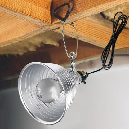 Reptile Lamp Set Lighting 300W Reptile Heating Lamp Stand Pet Light Bulb Holder Lampshade Emitter Lamp With Aluminum Reflector