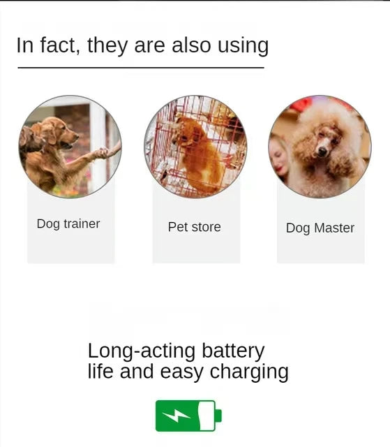 Electric Dog Training Collar, Remote Control, Anti Bark Collars for Dogs, Vibration Sound, Rechargeable, Waterproof, Pet Colar